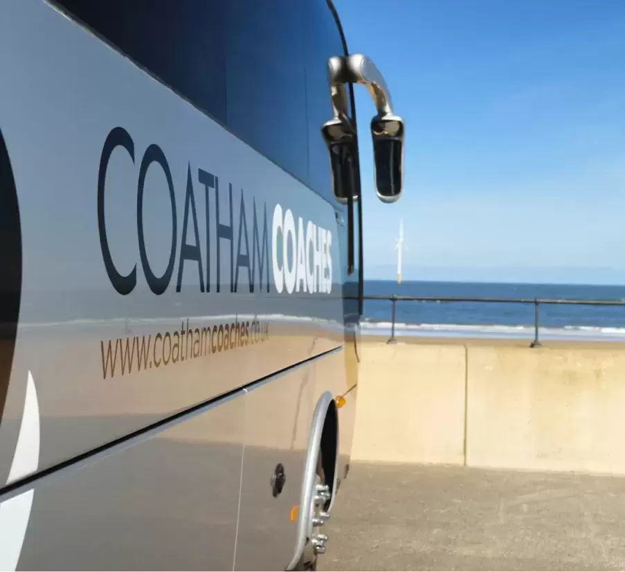 Coatham coach at seaside